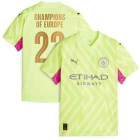 Camisetas Manchester City Champions of Europe Portero Tercera 2023-24 - Hombre